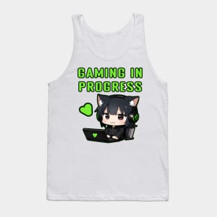 Gamer Neko - Gaming in Progress Tank Top